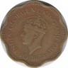 Монета. Цейлон (Шри-Ланка). 10 центов 1944 год. рев.