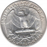 Монета. США. 25 центов 1960 год. Монетный двор D. рев.