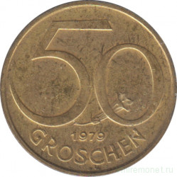 Монета. Австрия. 50 грошей 1979 год.