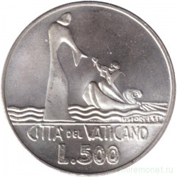 Монета. Ватикан. 500 лир 1978 год.