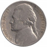 Монета. США. 5 центов 1939 год. Монетный двор S.