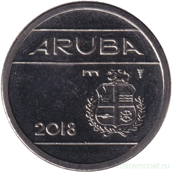 Монета. Аруба. 10 центов 2018 год.
