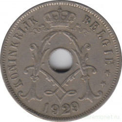 Монета. Бельгия. 25 сантимов 1929 год. BELGIE.