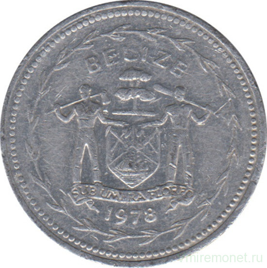 Монета. Белиз. 5 центов 1978 год.