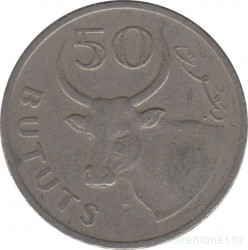 Монета. Гамбия. 50 бутутов 1998 год.
