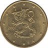 Монеты. Финляндия. 10 центов 2001 год. ав.
