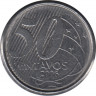Монета. Бразилия. 50 сентаво 2006 год. ав.