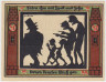Бона. Нотгельд. Германия. Город Глаухау. 50 пфеннигов 1921 год. Реверс 3. Вариант 436.1.3. рев.