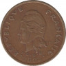Монета. Французская Полинезия. 100 франков 2002 год. ав.