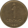 Монета. Аргентина. 1 сентаво 1986 год. ав.