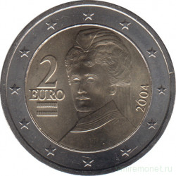 Монеты. Австрия. Набор евро 8 монет 2004 год. 1, 2, 5, 10, 20, 50 центов, 1, 2 евро.