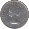 Монета. Канада. 25 центов 1960 год. рев.