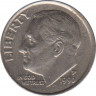 Монета. США. 10 центов 1996 год. Монетный двор P. ав.
