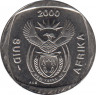 Монета. Южно-Африканская республика (ЮАР). 1 ранд 2000 год. Новый тип. ав.