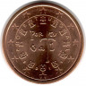 Монета. Португалия. 5 центов 2011 год.