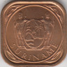 Монета. Суринам. 5 центов 1988 год. рев.