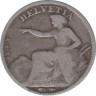 Монета. Швейцария. 1/2 франка 1851 год. рев.