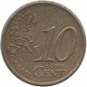 Монета. Германия. 10 центов 2003 год. (A).