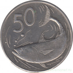Монета. Острова Кука. 50 центов 1983 год.