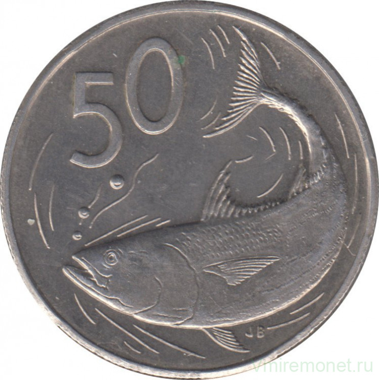 Монета. Острова Кука. 50 центов 1983 год.