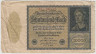 Банкнота. Германия. Веймарская республика. 10000 марок 1922 год. Тип 72 (1). ав.