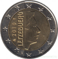 Монеты. Люксембург. Набор евро 8 монет 2010 год. 1, 2, 5, 10, 20, 50 центов, 1, 2 евро.