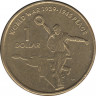Монета. Австралия. 1 доллар 2005 год. 60 лет со дня окончания Второй мировой войны. ав.