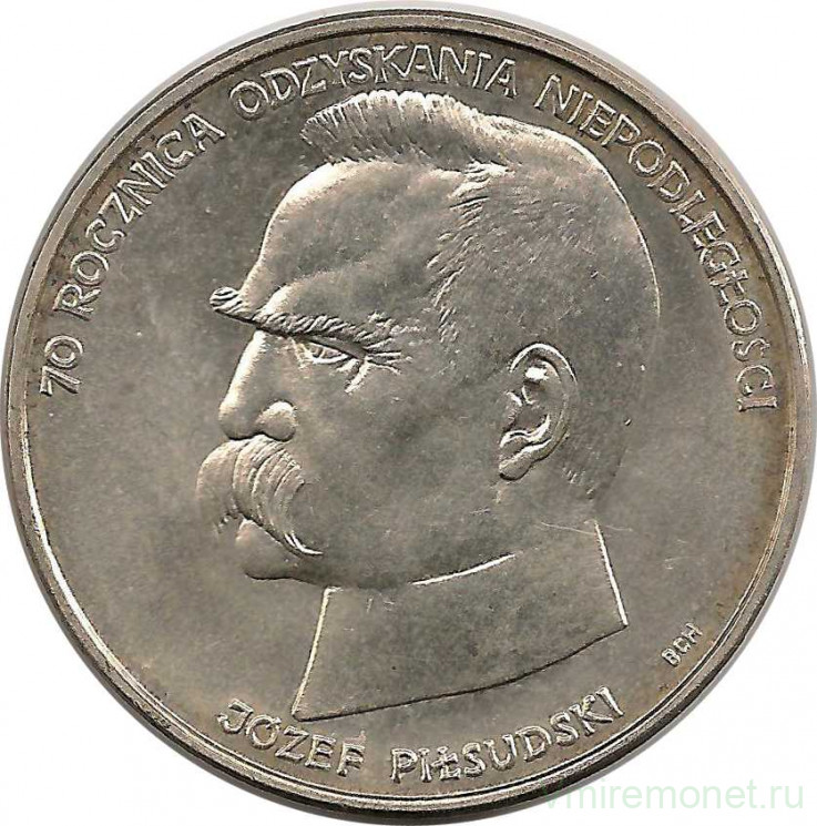Монета. Польша. 50000 злотых 1988 год. Юзеф Пилсудский.