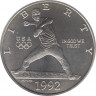 Монета. США. 1 доллар 1992 год (D). XXV летние Олимпийские игры. Барселона. ав.