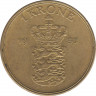 Монета. Дания. 1 крона 1957 год. ав.