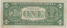 Банкнота. США. 1 доллар 1957 год. Синяя печать. Тип 419. рев.
