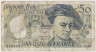 Банкнота. Франция. 50 франков 1985 год. ав.