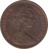 Монета. Австралия. 1 цент 1979 год. ав.