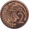 Монета. Новая Зеландия. 2 цента 1983 год. рев.