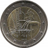 Аверс. Монета. Италия. 2 евро 2009 год. 200 лет со дня рождения Луи Брайля.