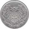 Монета. Германия. Германская империя. 1/2 марки 1905 год. Монетный двор - Штутгарт (F). рев.