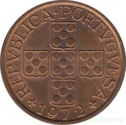 Монета. Португалия. 1 эскудо 1972 год.