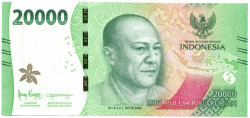Банкнота. Индонезия. 20000 рупий 2024 год. Тип W166.