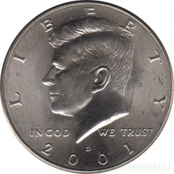 Монета. США. 50 центов 2001 год. Монетный двор D.