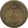 Монета. Гамбия. 10 бутутов 1998 год. ав.
