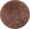 Монета. Сан-Марино. 1 цент 2003 год. ав.