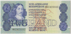Банкнота. Южно-Африканская республика (ЮАР). 2 ранда 1981 год. Тип 118d.