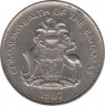 Монета. Багамские острова. 5 центов 1987 год. ав.