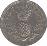 Монета. Багамские острова. 5 центов 1987 год. рев.