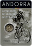 Монета. Андорра. 2 евро 2024 год. Чемпионат мира по маунтинбайку 2024. Блистер, коинкарта.