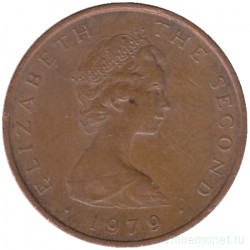 Монета. Остров Мэн. 2 пенса 1979 год. AН. 