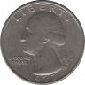 Монета. США. 25 центов 1977 год. Монетный двор - Денвер (D). ав.
