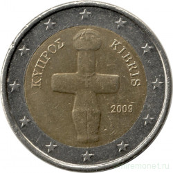 Монета. Кипр. 2 евро 2009 год.
