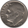 Монета. США. 10 центов 1975 год. ав.