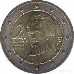 Монеты. Австрия. Набор евро 8 монет 2011 год. 1, 2, 5, 10, 20, 50 центов, 1, 2 евро.